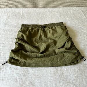 SHEIN EZwear Drawstring Side Ruched Skirt